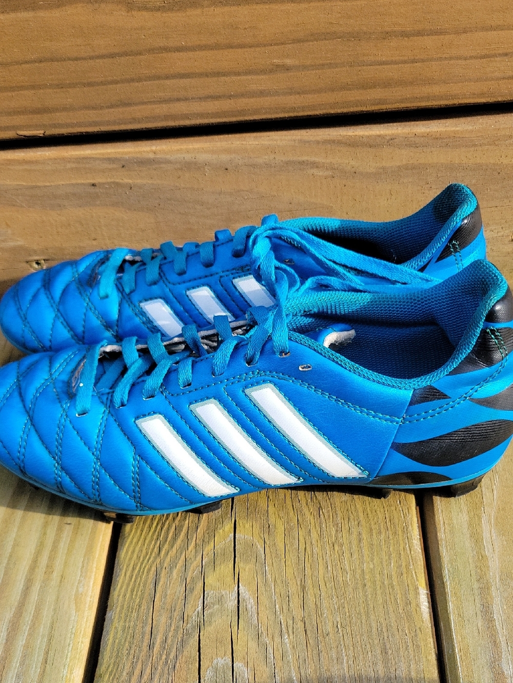 adidas Bright Blue Soccer Cleats